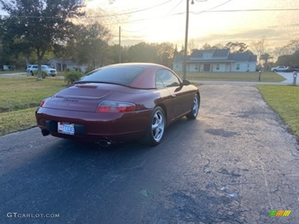 1999 911 Carrera 4 Cabriolet - Arena Red Metallic / Graphite Grey photo #5