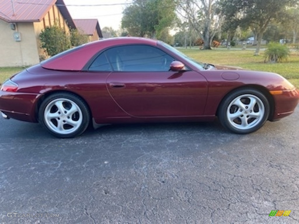 1999 911 Carrera 4 Cabriolet - Arena Red Metallic / Graphite Grey photo #6