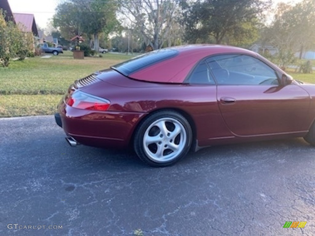 1999 911 Carrera 4 Cabriolet - Arena Red Metallic / Graphite Grey photo #7