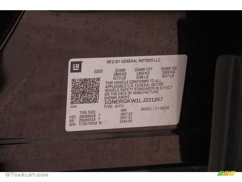 2020 Traverse LT - Black Cherry Metallic / Jet Black photo #21