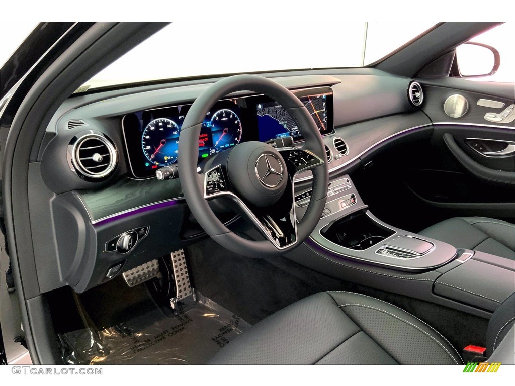 Black Interior 2022 Mercedes-Benz E 450 4Matic All-Terrain Wagon Photo #143737558