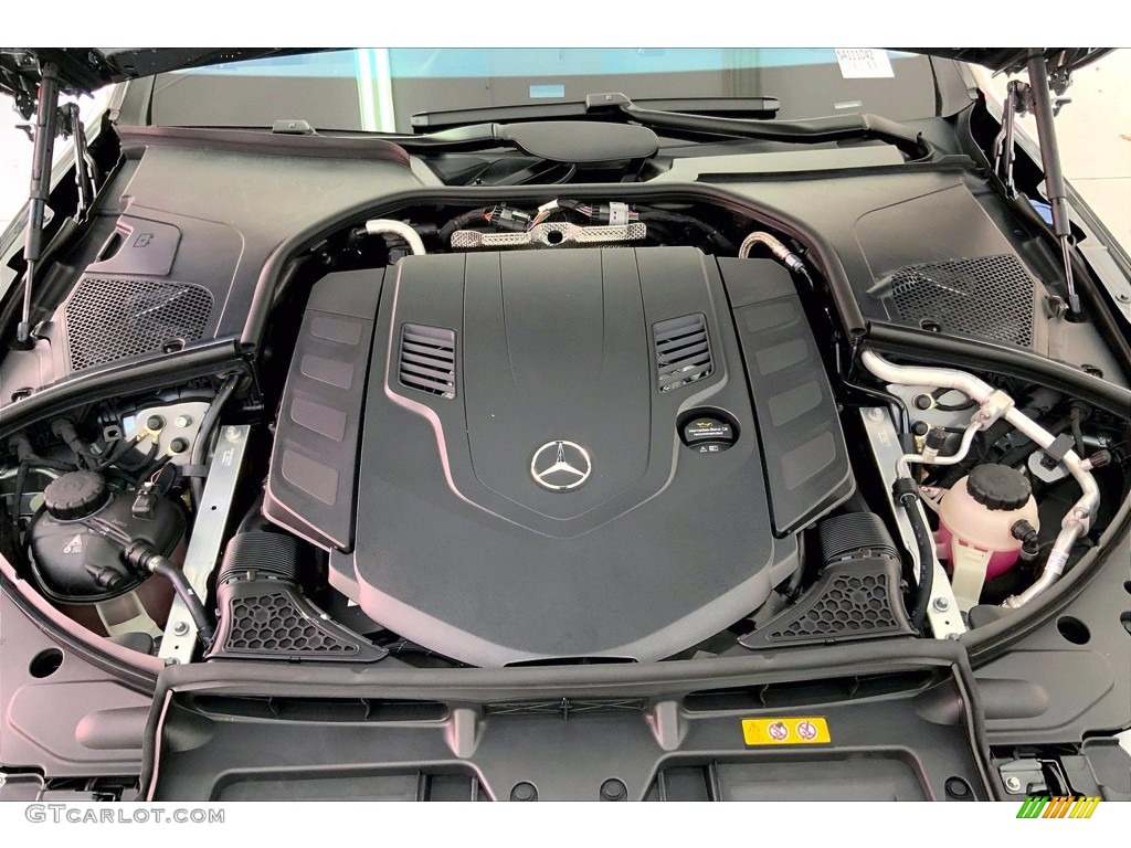 2022 Mercedes-Benz S 580 4Matic Sedan 4.0 Liter DI biturbo DOHC 32-Valve VVT V8 Engine Photo #143738143