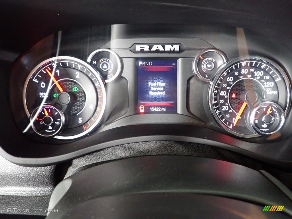 2021 3500 Big Horn Crew Cab 4x4 - Black / Black photo #20