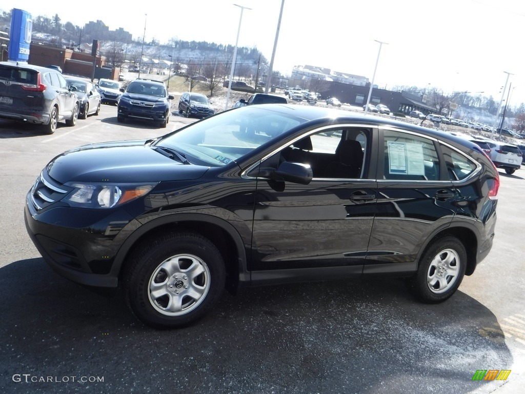 2013 CR-V LX AWD - Crystal Black Pearl / Black photo #6