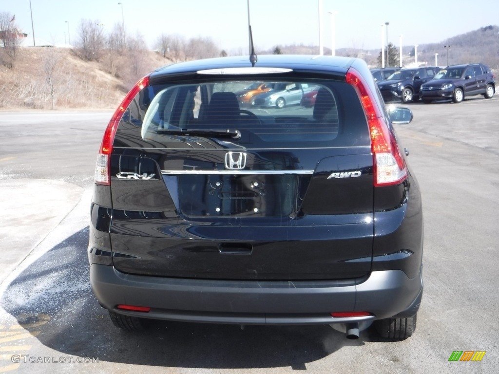 2013 CR-V LX AWD - Crystal Black Pearl / Black photo #7