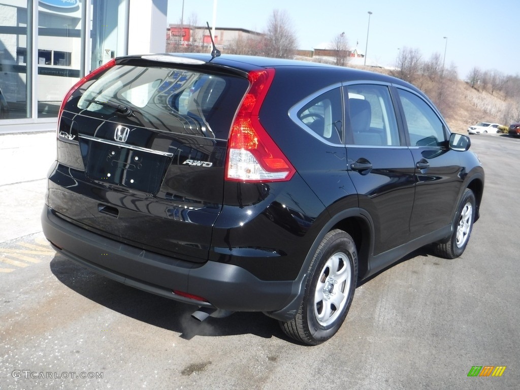 2013 CR-V LX AWD - Crystal Black Pearl / Black photo #8