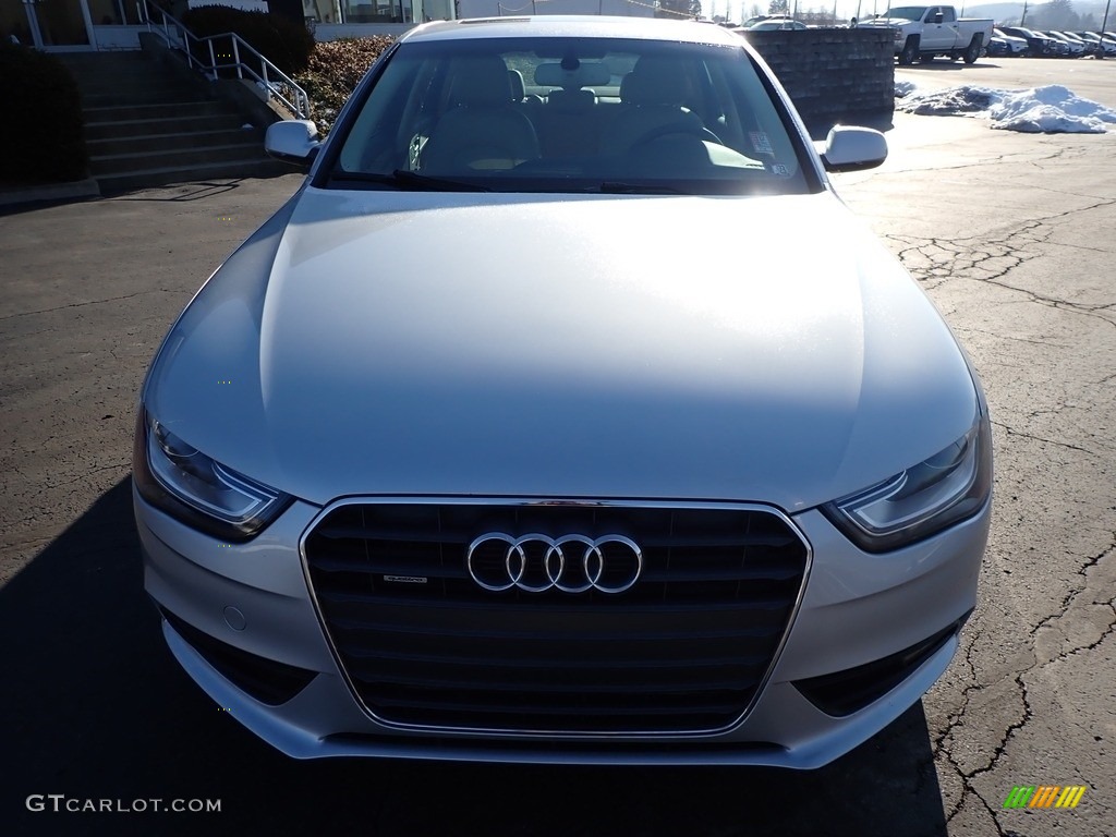 2013 A4 2.0T quattro Sedan - Ice Silver Metallic / Velvet Beige/Black photo #3