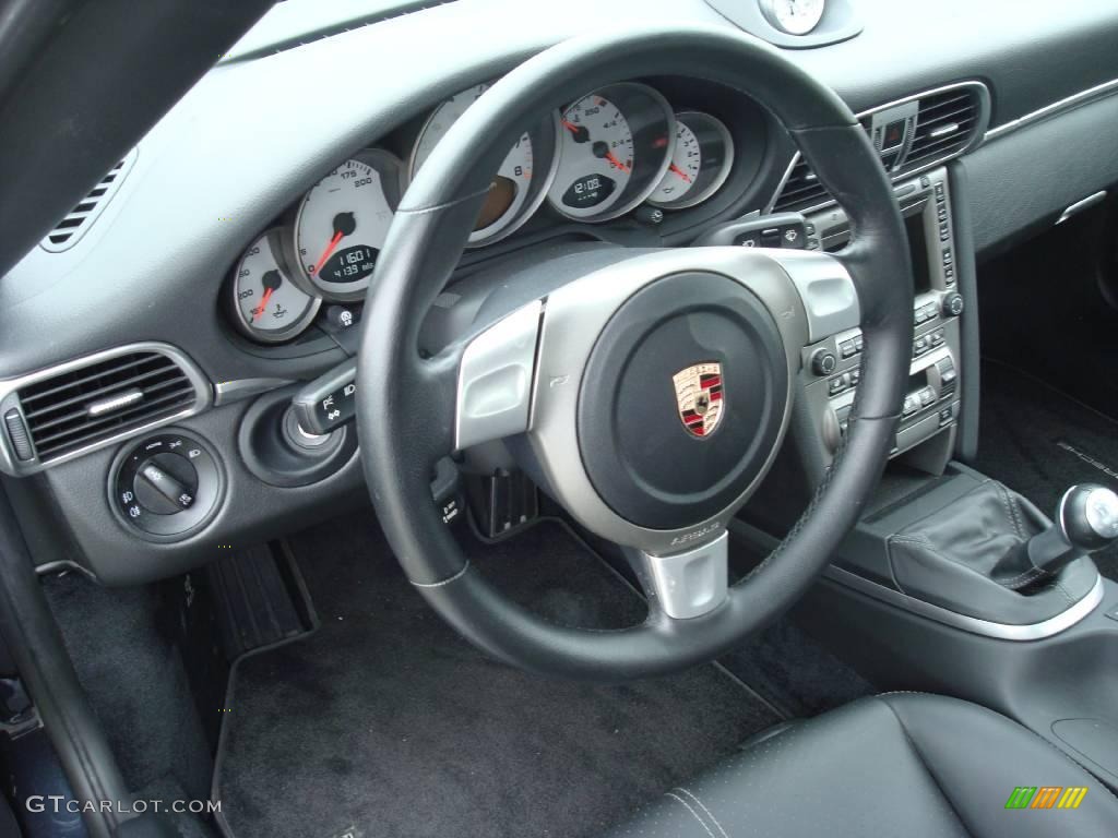 2007 911 Carrera S Coupe - Atlas Grey Metallic / Black photo #11