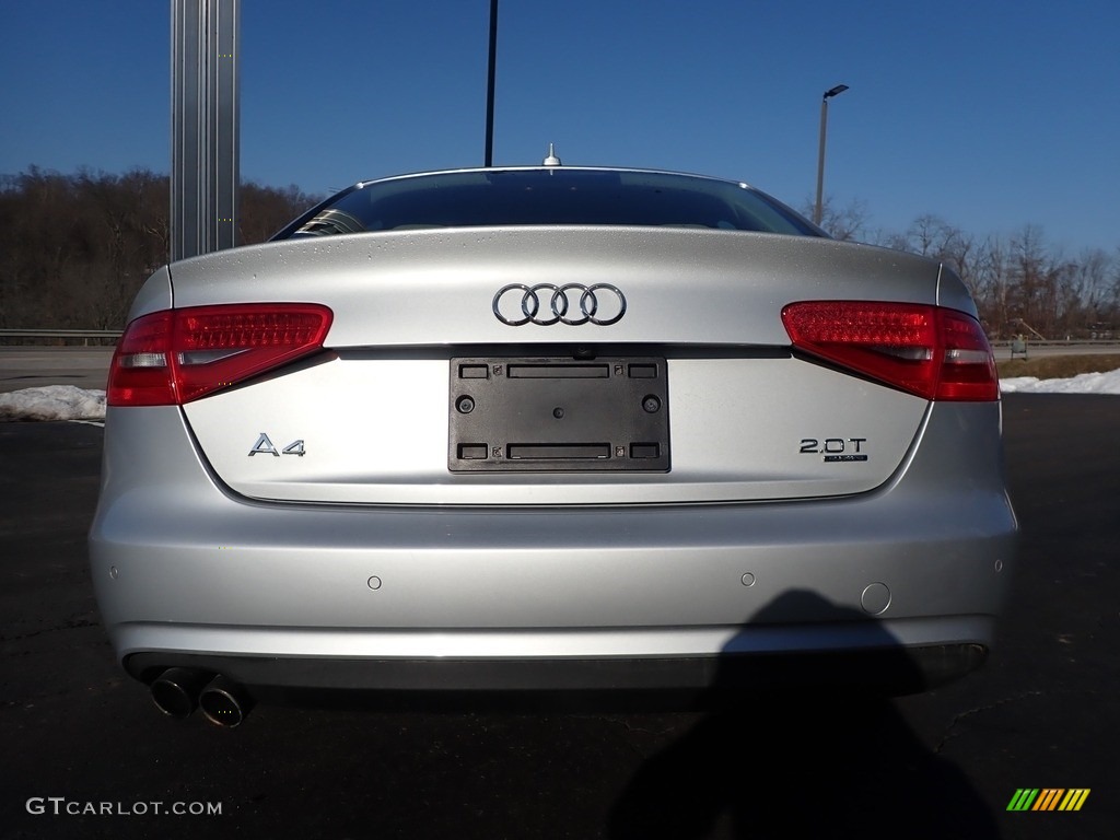 2013 A4 2.0T quattro Sedan - Ice Silver Metallic / Velvet Beige/Black photo #9