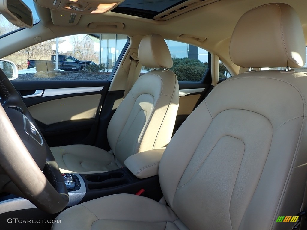 2013 A4 2.0T quattro Sedan - Ice Silver Metallic / Velvet Beige/Black photo #15