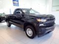 Black - Silverado 1500 WT Regular Cab 4x4 Photo No. 7