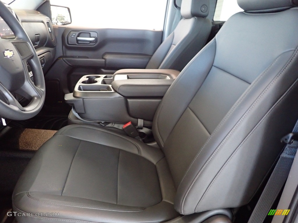 Jet Black Interior 2021 Chevrolet Silverado 1500 WT Regular Cab 4x4 Photo #143741284