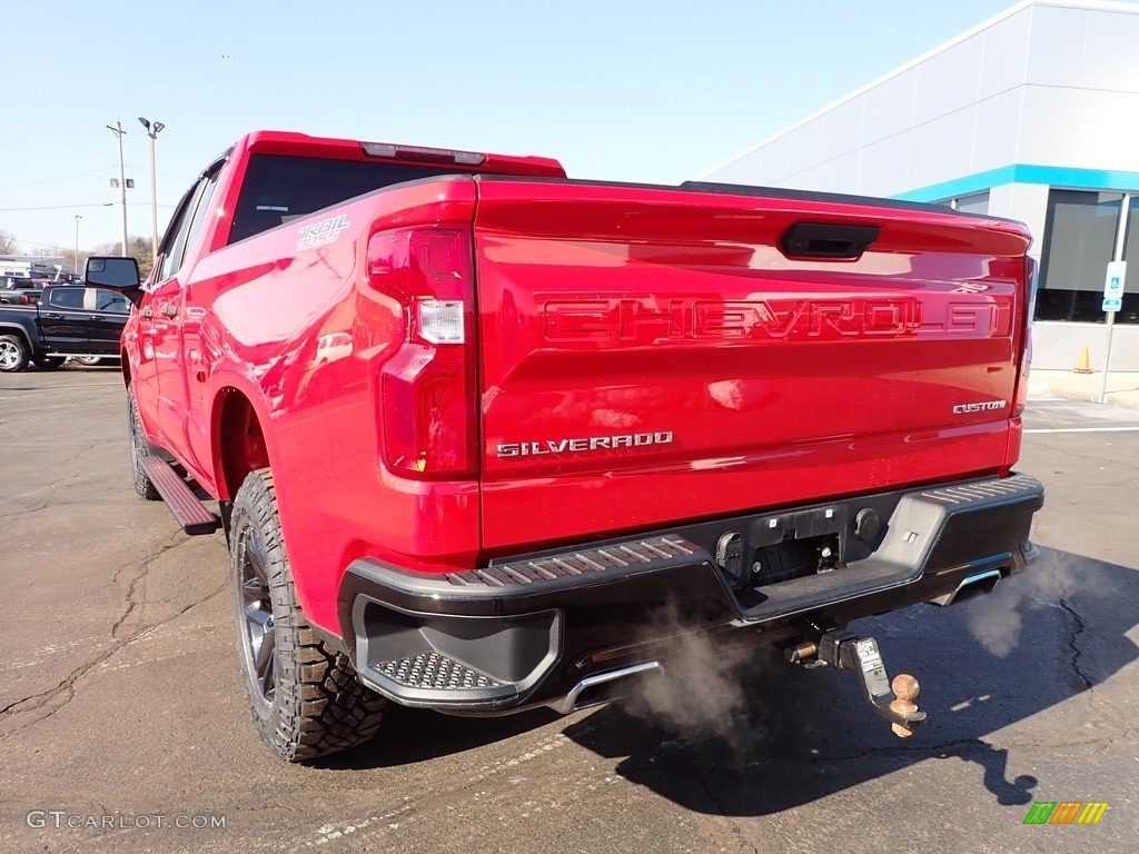 2019 Silverado 1500 Custom Z71 Trail Boss Double Cab 4WD - Red Hot / Jet Black photo #5