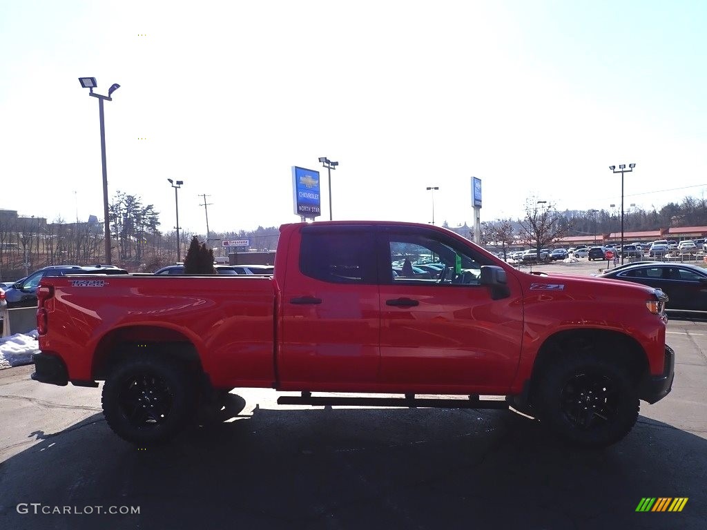 2019 Silverado 1500 Custom Z71 Trail Boss Double Cab 4WD - Red Hot / Jet Black photo #9