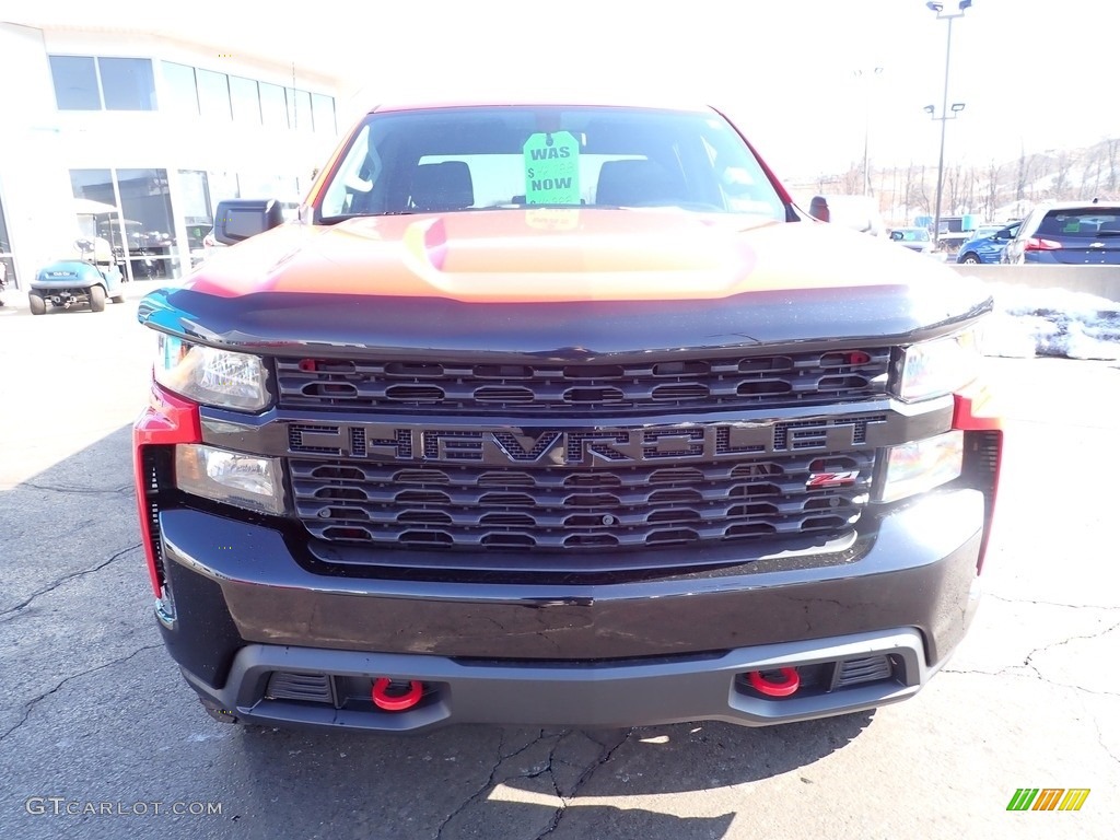 2019 Silverado 1500 Custom Z71 Trail Boss Double Cab 4WD - Red Hot / Jet Black photo #12