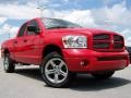 2007 Flame Red Dodge Ram 1500 Sport Quad Cab 4x4  photo #1