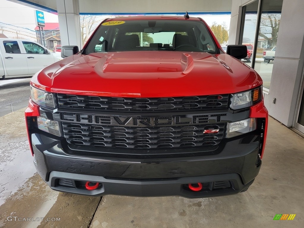 2019 Silverado 1500 Custom Z71 Trail Boss Crew Cab 4WD - Red Hot / Jet Black photo #9