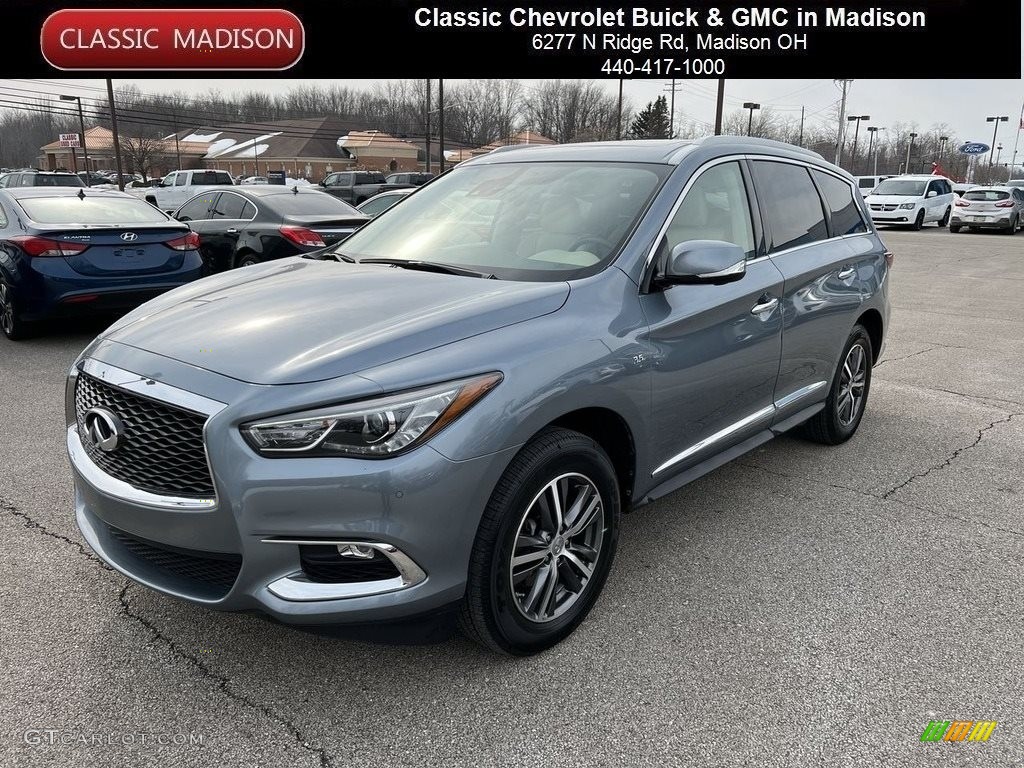 2019 QX60 Luxe AWD - Hagane Blue / Wheat/Graphite photo #1