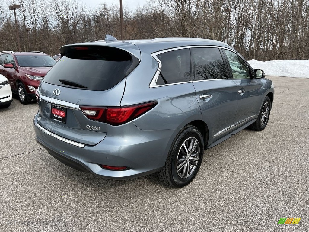 2019 QX60 Luxe AWD - Hagane Blue / Wheat/Graphite photo #3