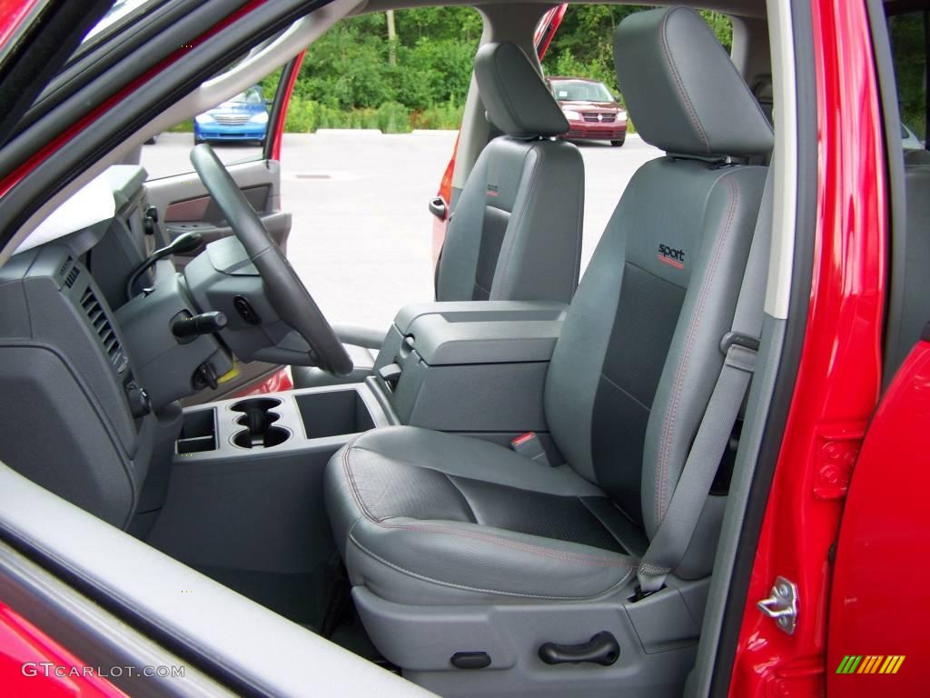 2007 Ram 1500 Sport Quad Cab 4x4 - Flame Red / Medium Slate Gray photo #10