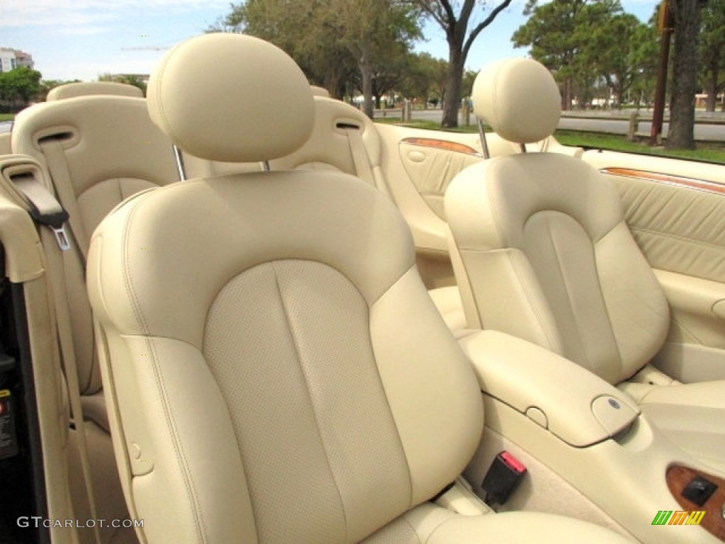 2005 CLK 320 Cabriolet - Black / Stone photo #2