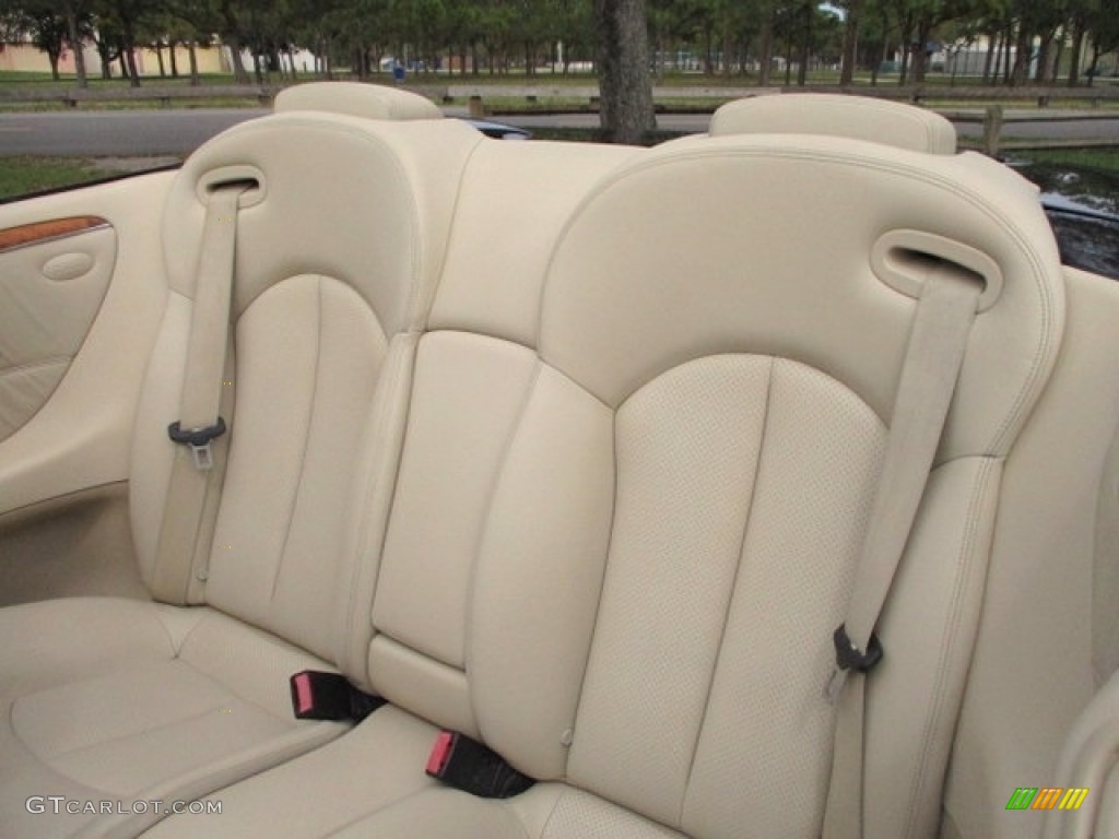 2005 CLK 320 Cabriolet - Black / Stone photo #4