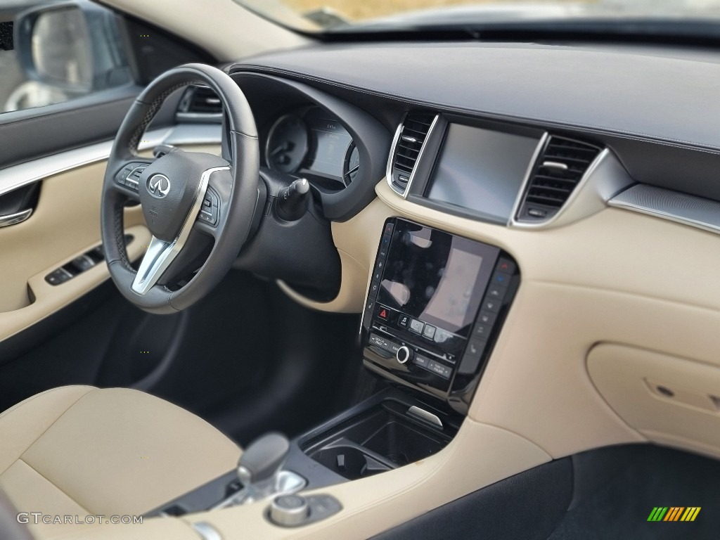 2019 QX50 Luxe AWD - Hermosa Blue / Wheat photo #3