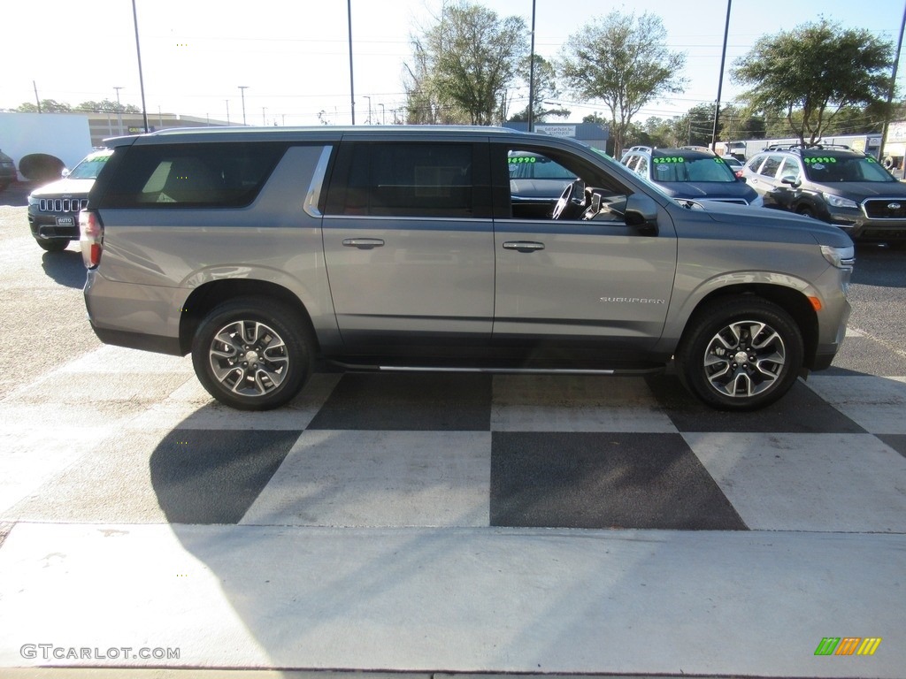 2021 Suburban LT 4WD - Satin Steel Metallic / Jet Black photo #3