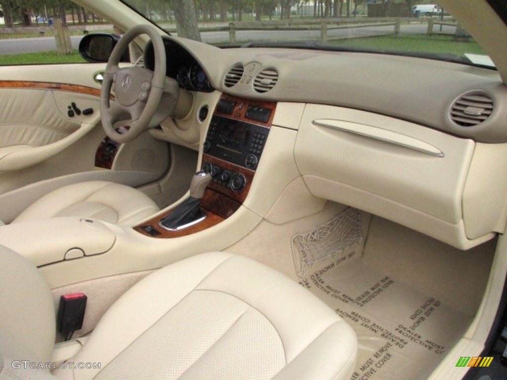 2005 CLK 320 Cabriolet - Black / Stone photo #12