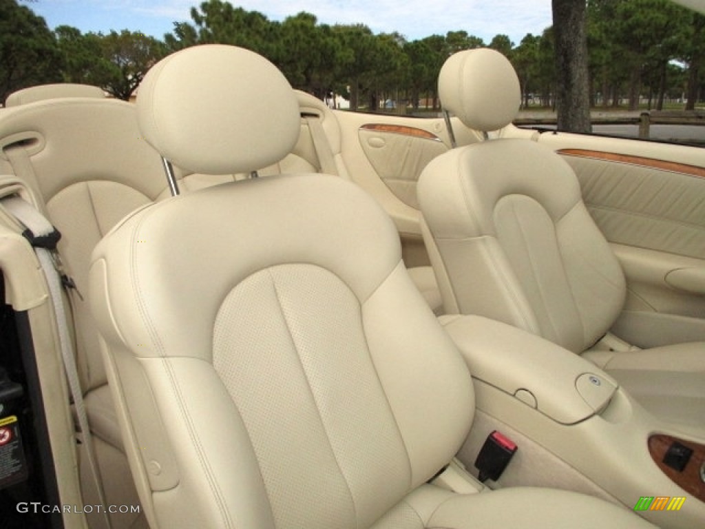 2005 CLK 320 Cabriolet - Black / Stone photo #14