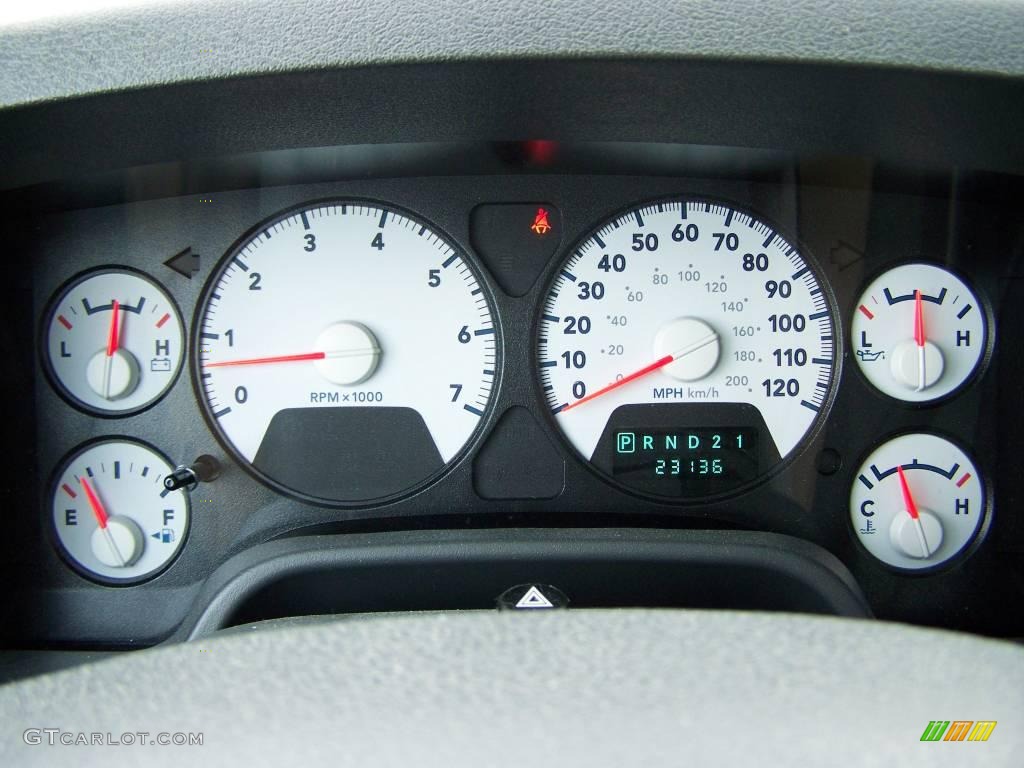 2007 Ram 1500 Sport Quad Cab 4x4 - Flame Red / Medium Slate Gray photo #18