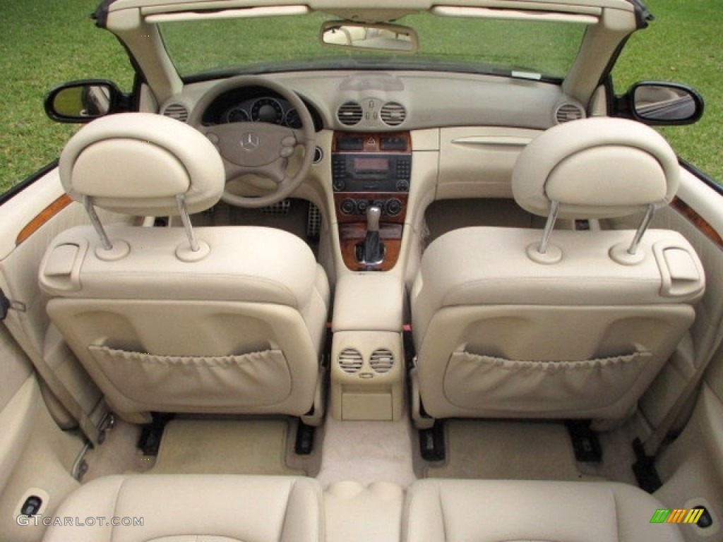 2005 CLK 320 Cabriolet - Black / Stone photo #16