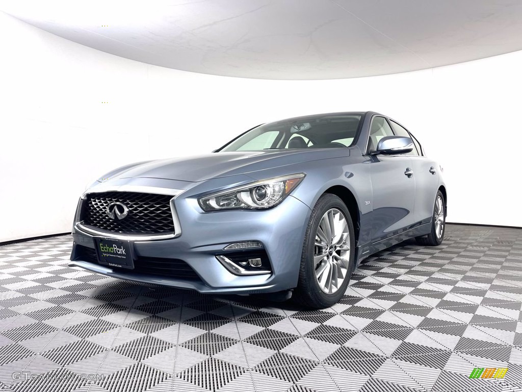 2018 Q50 3.0t - Hagane Blue / Graphite photo #3