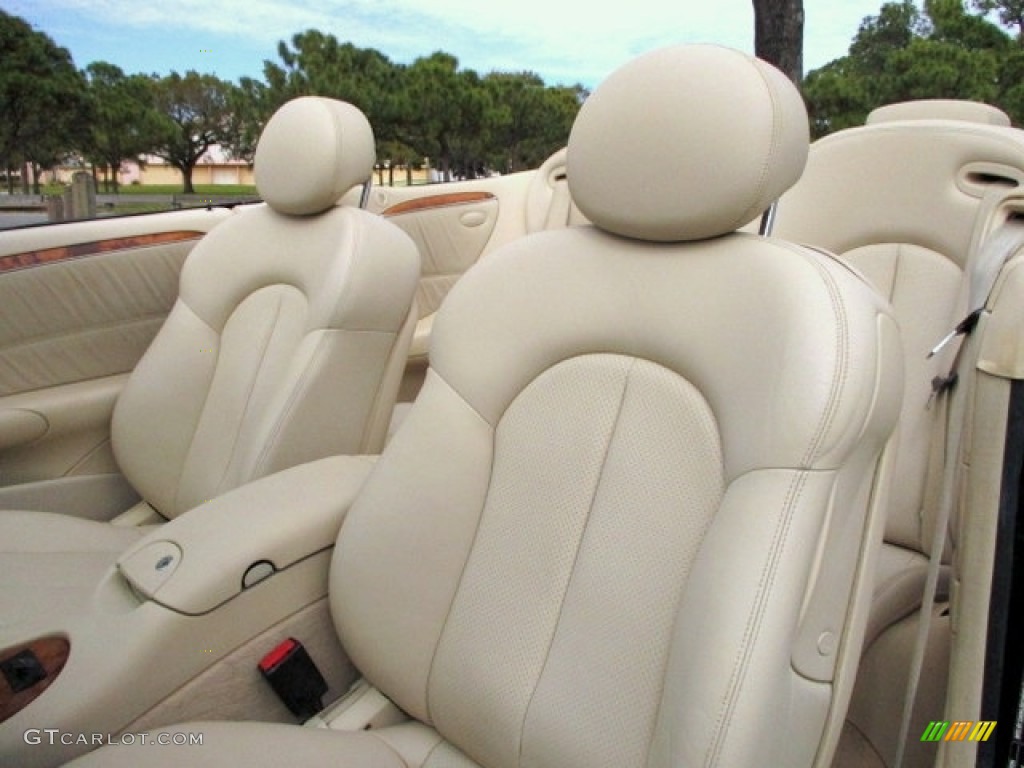 2005 CLK 320 Cabriolet - Black / Stone photo #22