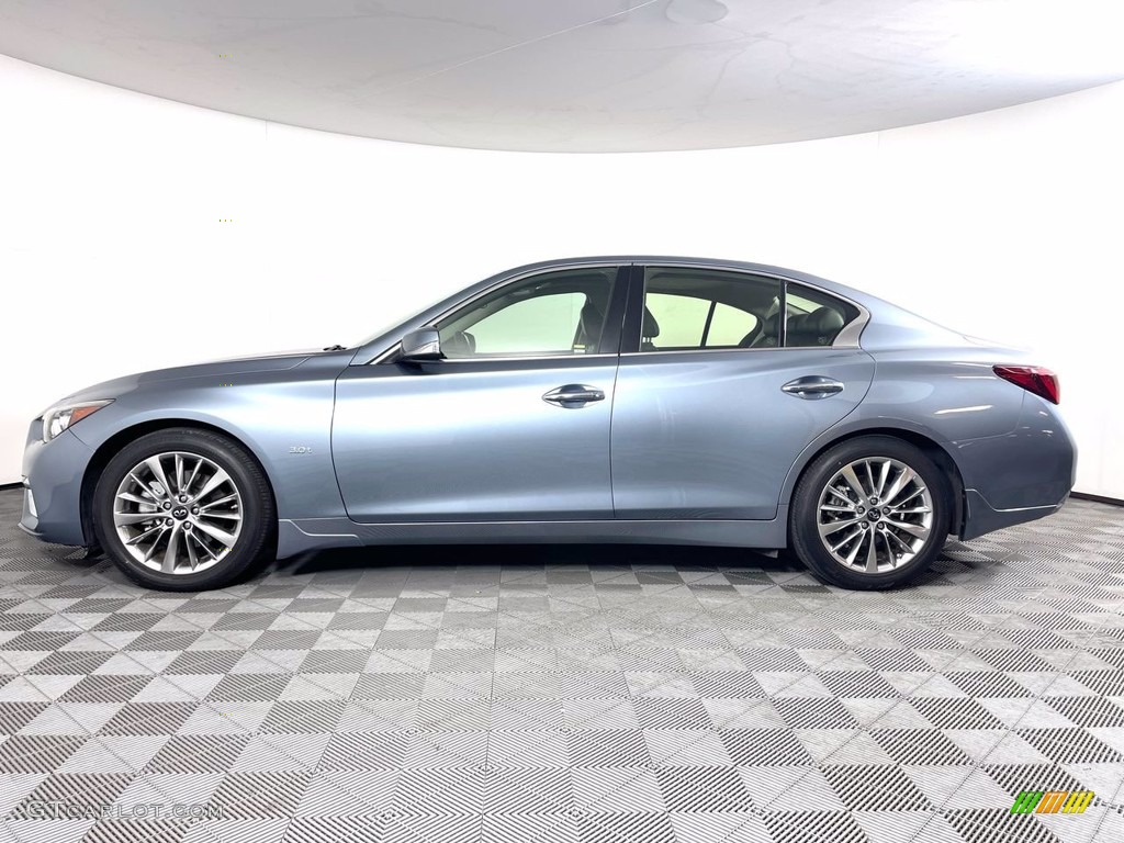 2018 Q50 3.0t - Hagane Blue / Graphite photo #4