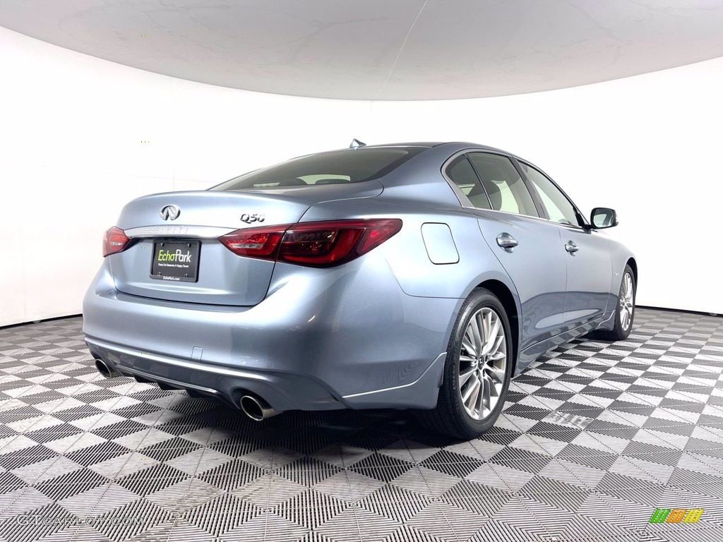 2018 Q50 3.0t - Hagane Blue / Graphite photo #7