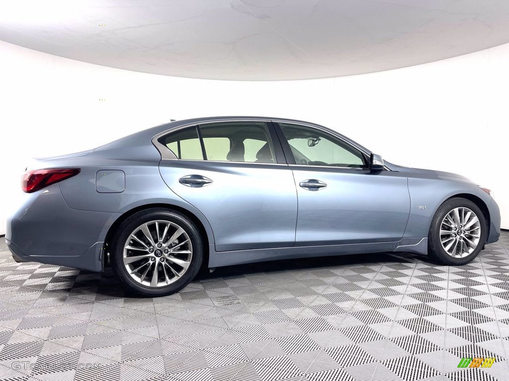 2018 Q50 3.0t - Hagane Blue / Graphite photo #8