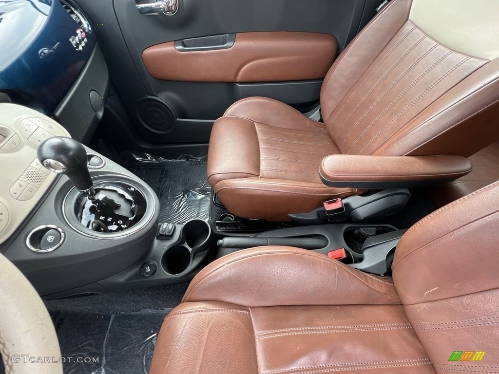 2015 Fiat 500c Pop Front Seat Photo #143744711