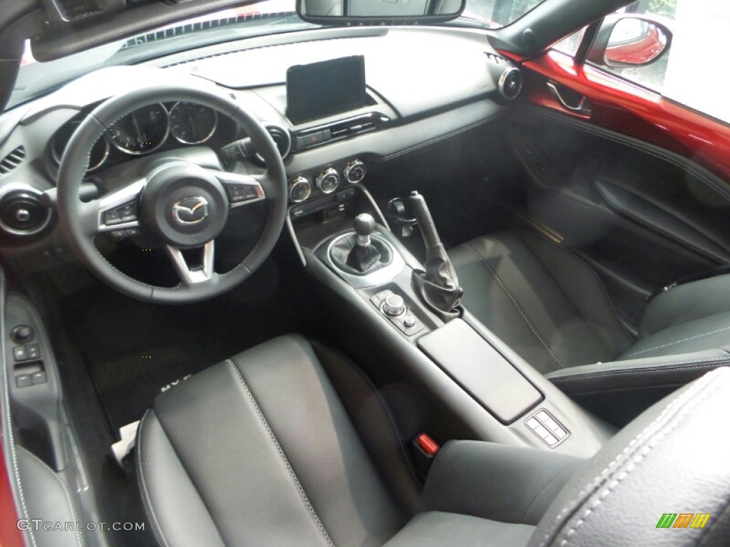 Black Interior 2022 Mazda MX-5 Miata RF Grand Touring Photo #143745977