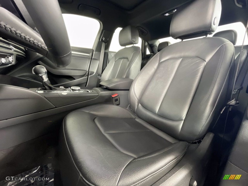 Black Interior 2018 Audi A3 2.0 Premium Photo #143746055
