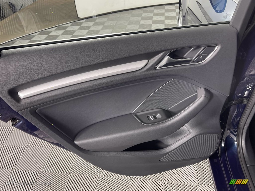 2018 Audi A3 2.0 Premium Black Door Panel Photo #143746301