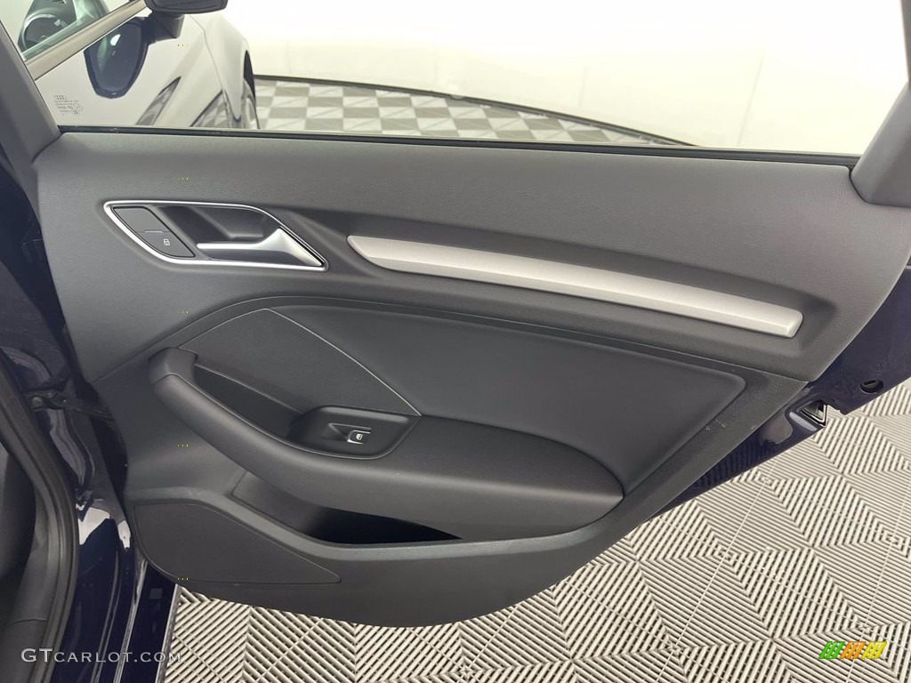 2018 Audi A3 2.0 Premium Black Door Panel Photo #143746361