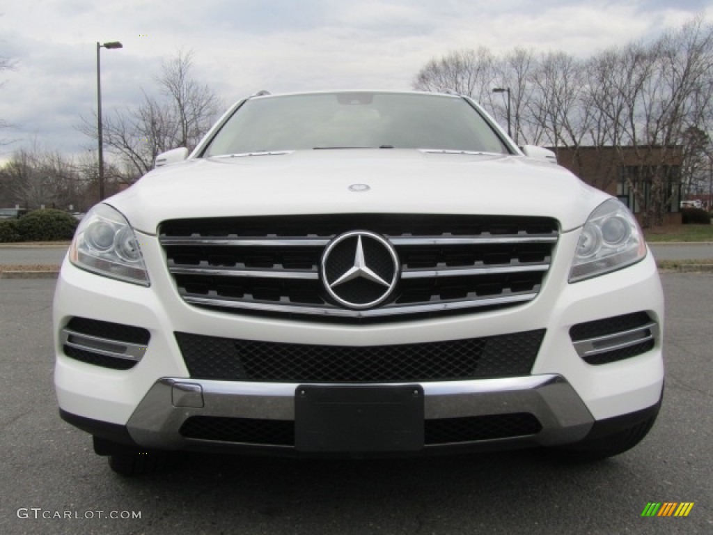 2014 ML 350 4Matic - Polar White / Almond Beige photo #4