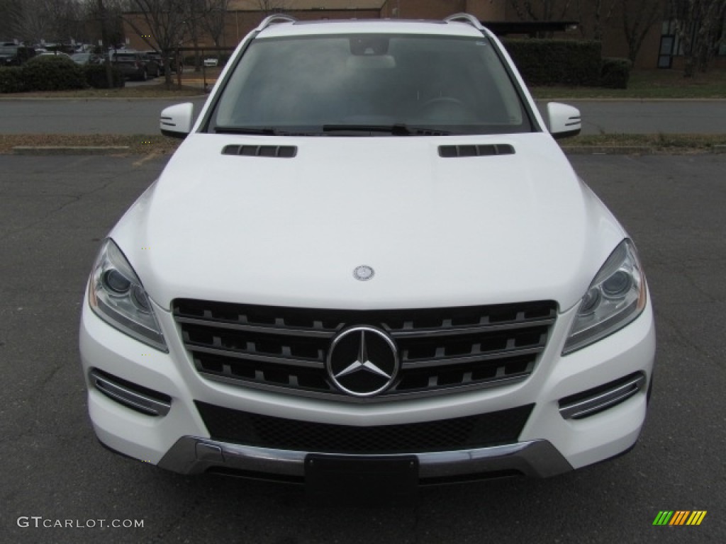 2014 ML 350 4Matic - Polar White / Almond Beige photo #5