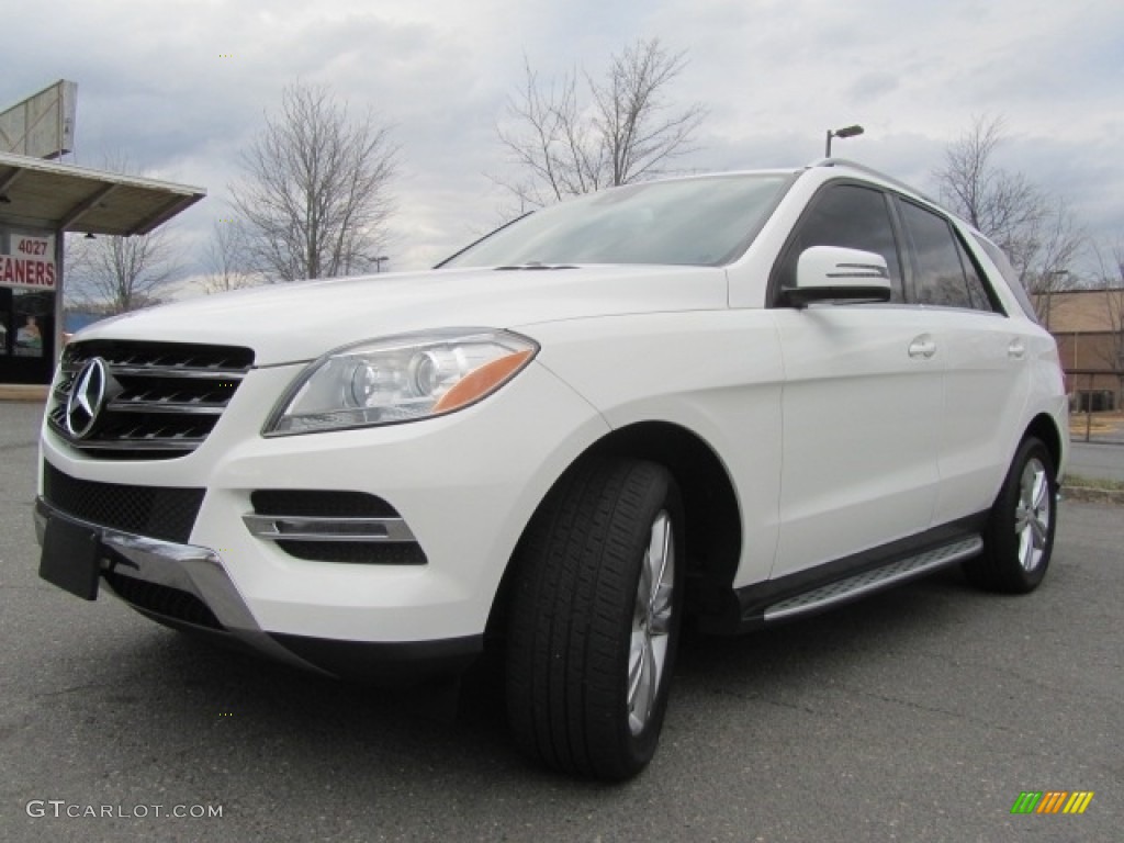 2014 ML 350 4Matic - Polar White / Almond Beige photo #6