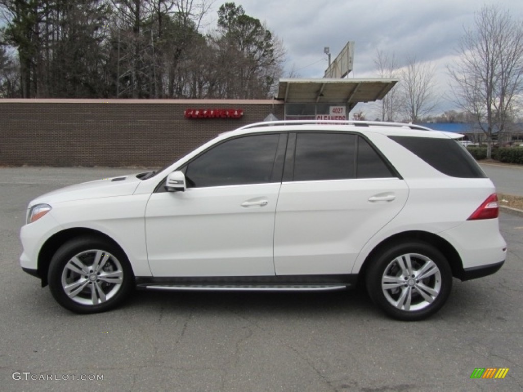 2014 ML 350 4Matic - Polar White / Almond Beige photo #7