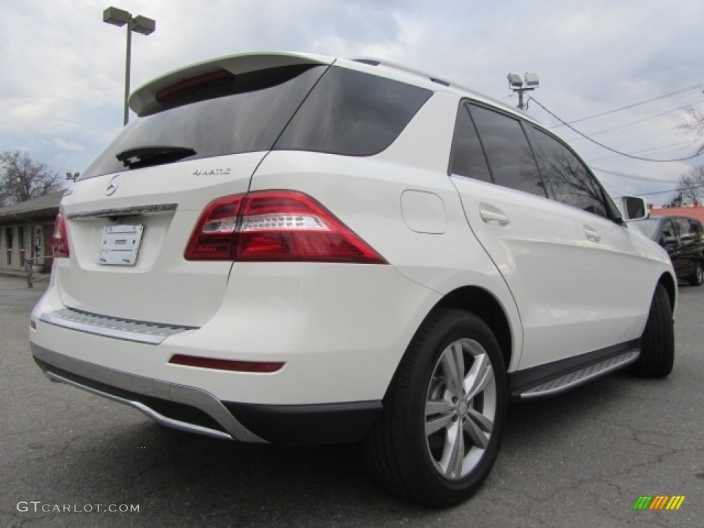 2014 ML 350 4Matic - Polar White / Almond Beige photo #10