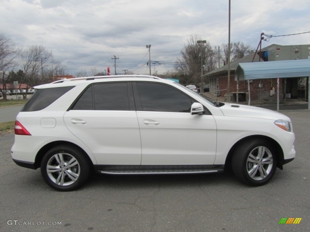 2014 ML 350 4Matic - Polar White / Almond Beige photo #11