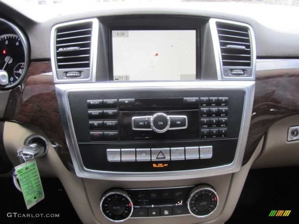 2014 ML 350 4Matic - Polar White / Almond Beige photo #15