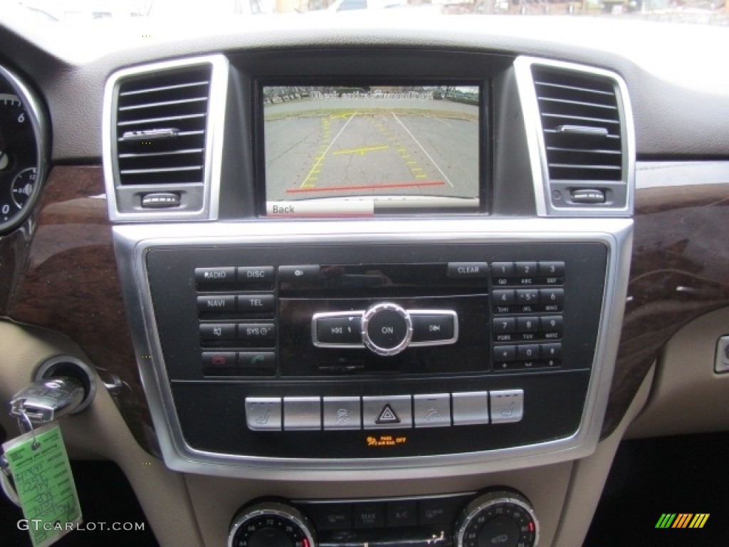 2014 ML 350 4Matic - Polar White / Almond Beige photo #16